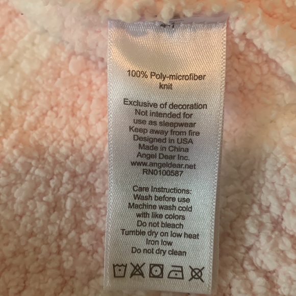 Angel Dear knit fuzzy coat 0-6 months - Picture 4 of 5